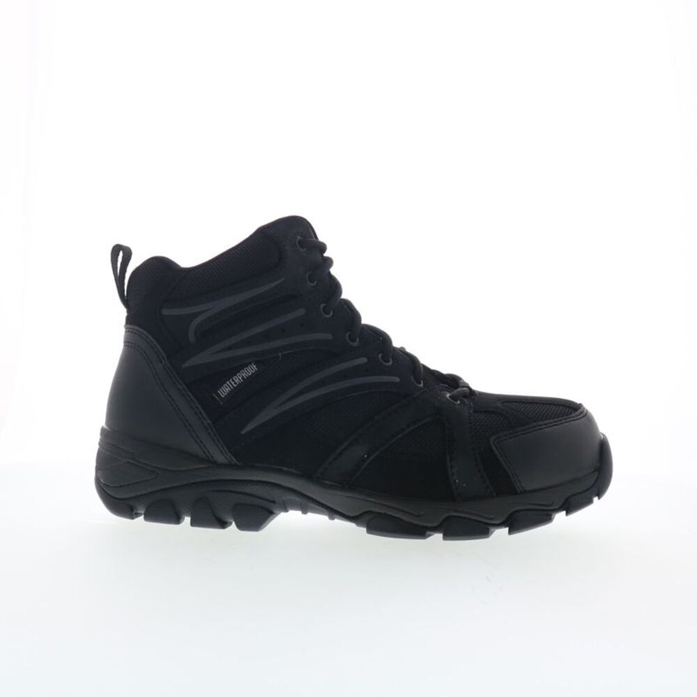 Knapp Mens Ground Patrol Composite Toe Black Boots (NWT)